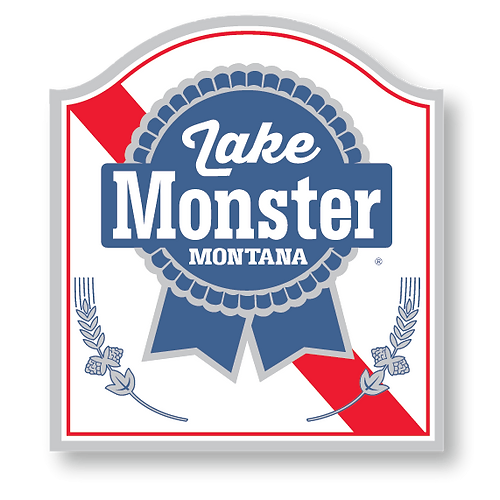 Lake Monster "Blue Ribbon" | Sticker image 0