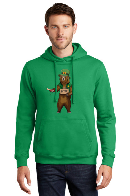 Butte Irish Hitchhiker Bear | Hoodie image 2