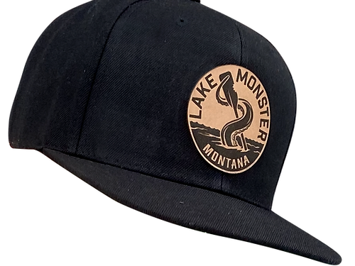Snapback cap with Leather Patch image