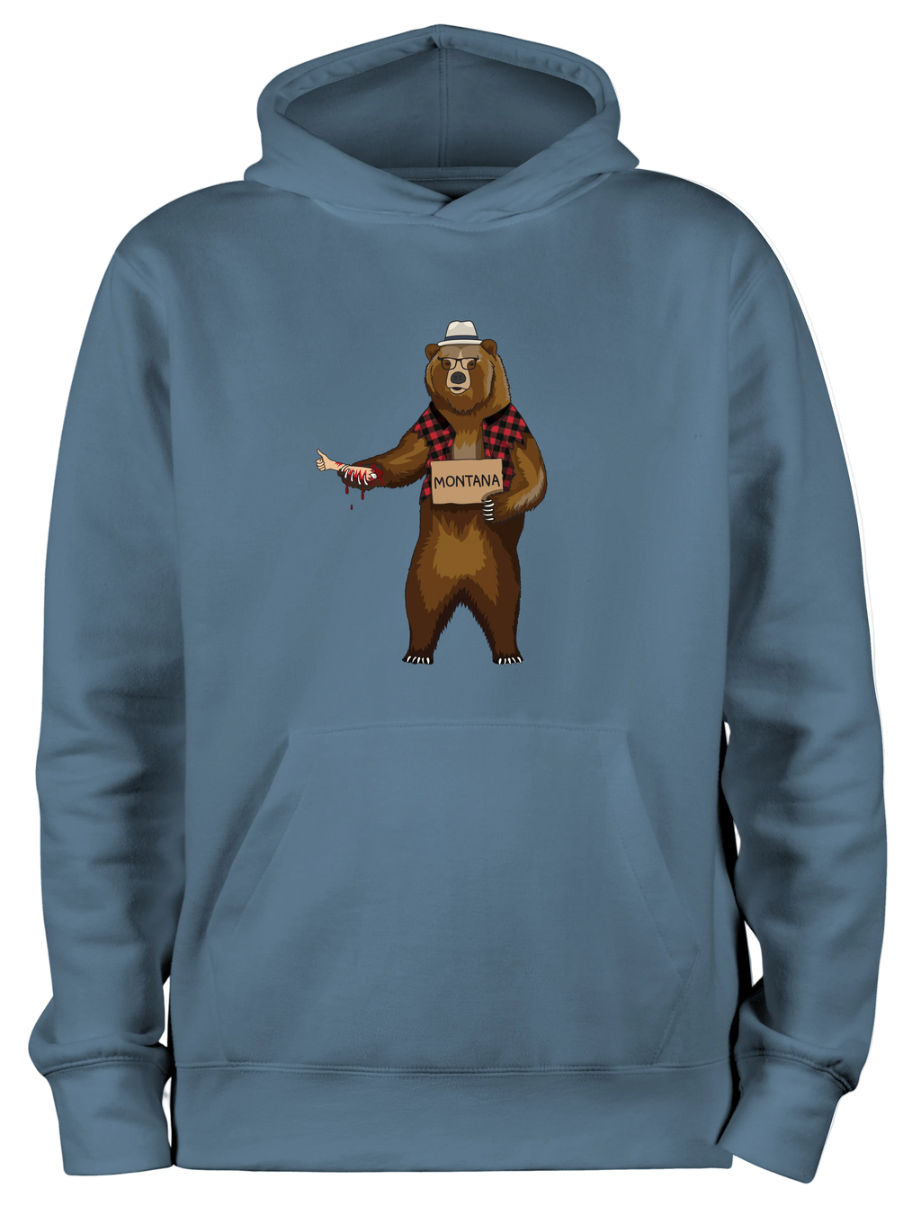 Montana Hitchhiker Bear | Hoodie
