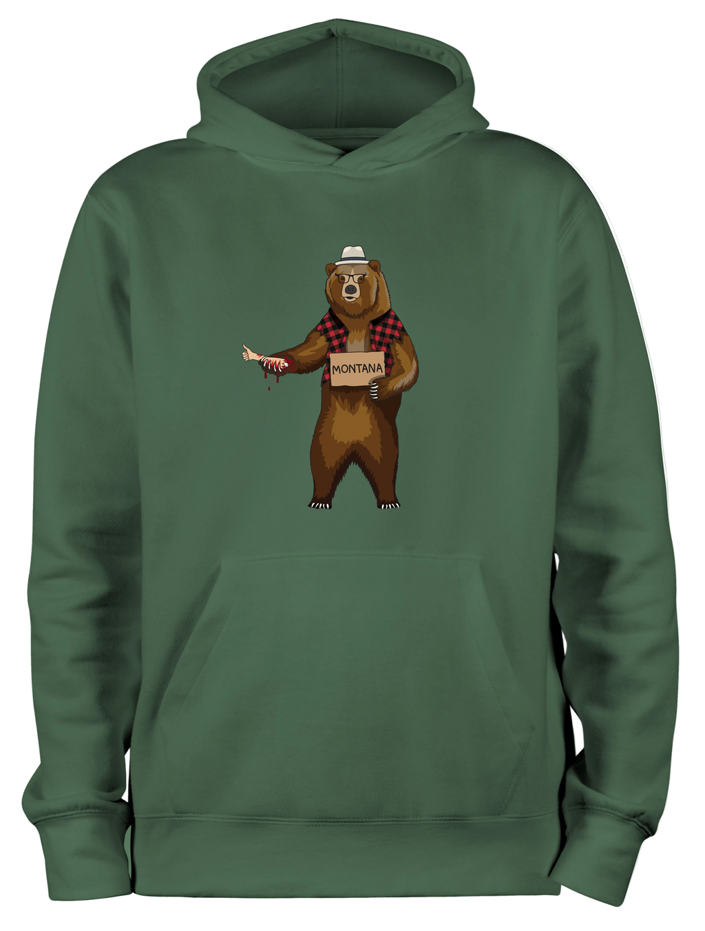 Montana Hitchhiker Bear | Hoodie