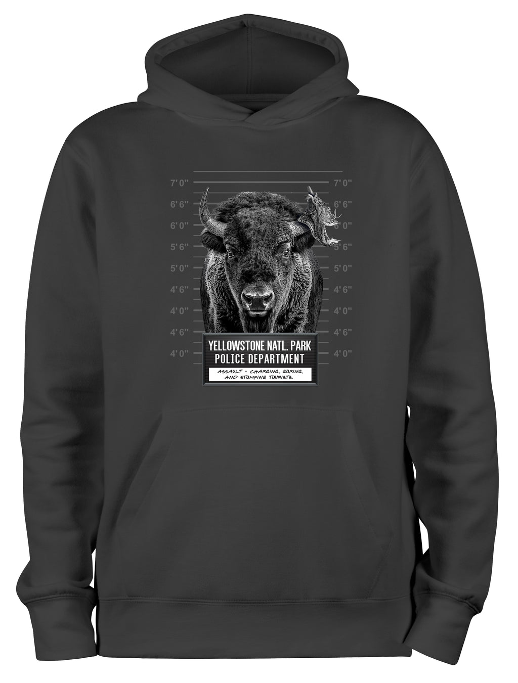 Yellowstone Mugshot Bison | Hoodie