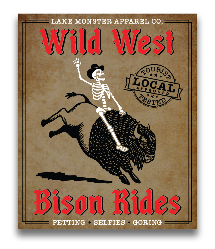 Ride A Bison | Sticker