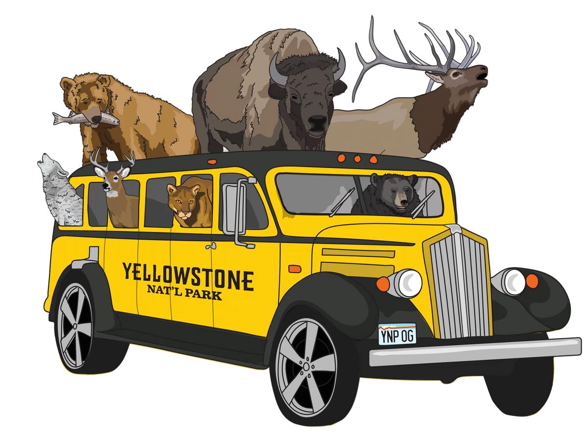 YNP OG Bus | Sticker