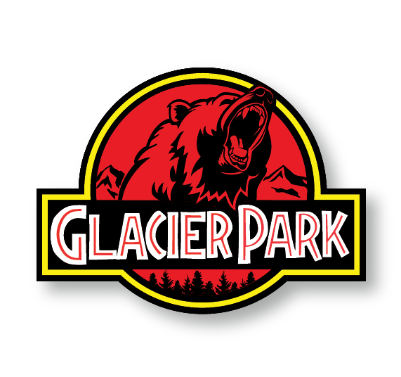 Jurassic Glacier Park | Sticker image 0