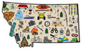 Outdoors Outline | Sticker image 0